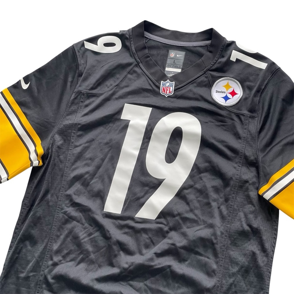 Pittsburgh Steelers JuJu Smith-Schuster #19 On Field NFL Jersey Men’s Size Large
